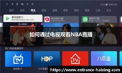 如何通过电视观看NBA直播