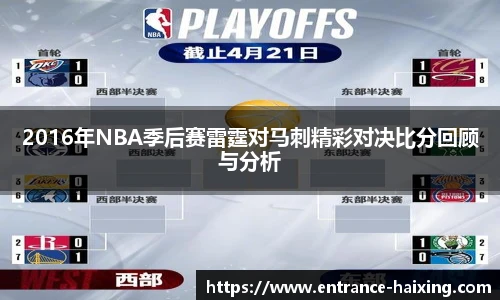 2016年NBA季后赛雷霆对马刺精彩对决比分回顾与分析